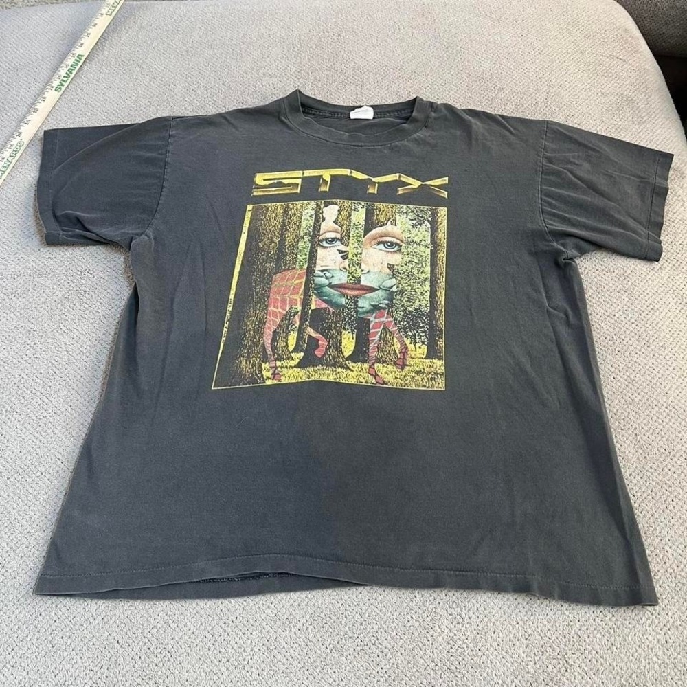 VINTAGE 1996 STYX‎ RETURN TO THE PARDAISE THEATER ROCK BAND CONCERT TOUR T-SHIRT